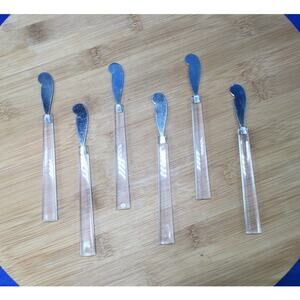 Vintage Party Spreader Cheese knives 6 piece set
